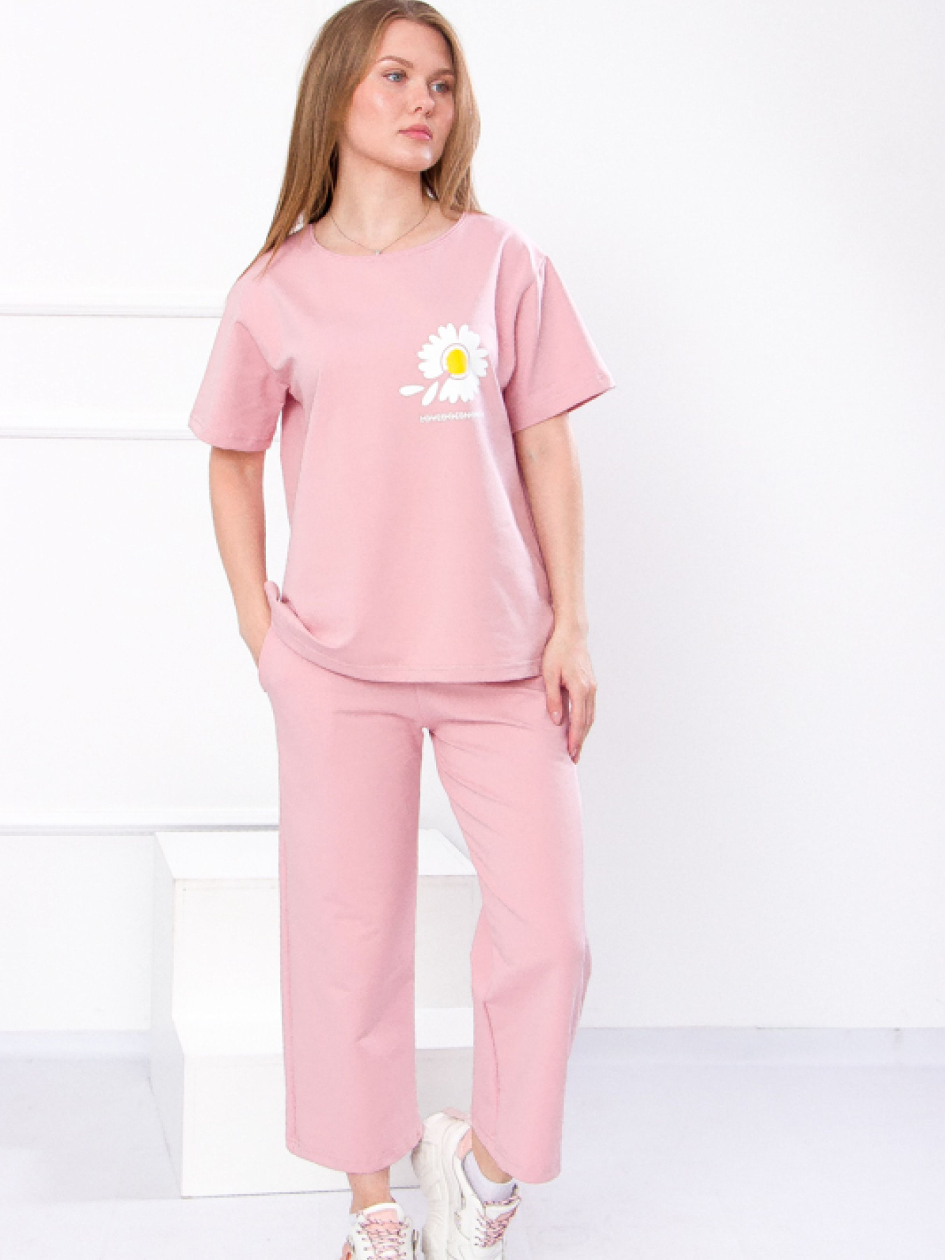 Повседневный костюм Носи своє модель 8295-057-33-pudra Фото