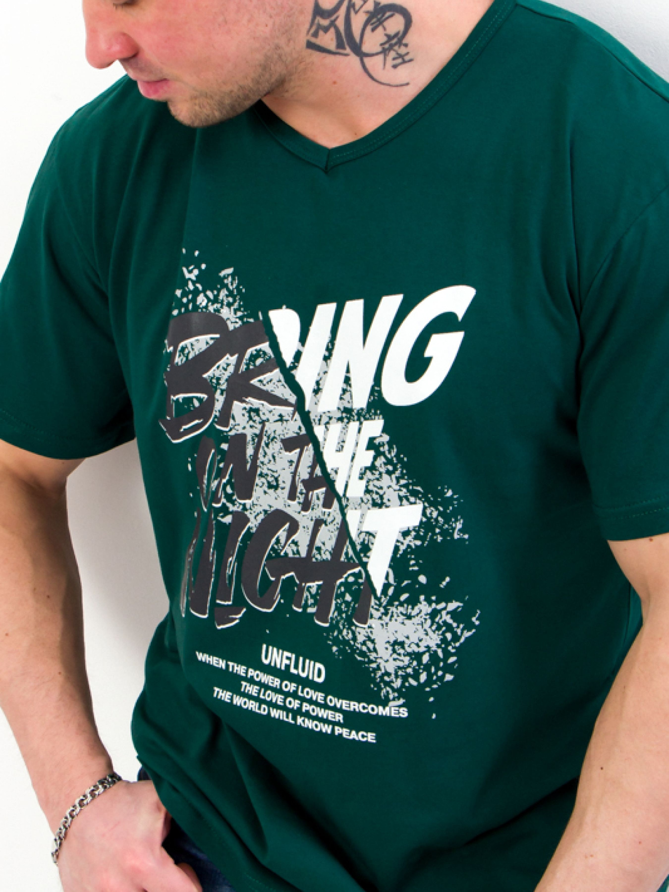 Футболка Носи своє модель 8299-001-33-temno-zelenij-napisi Фото