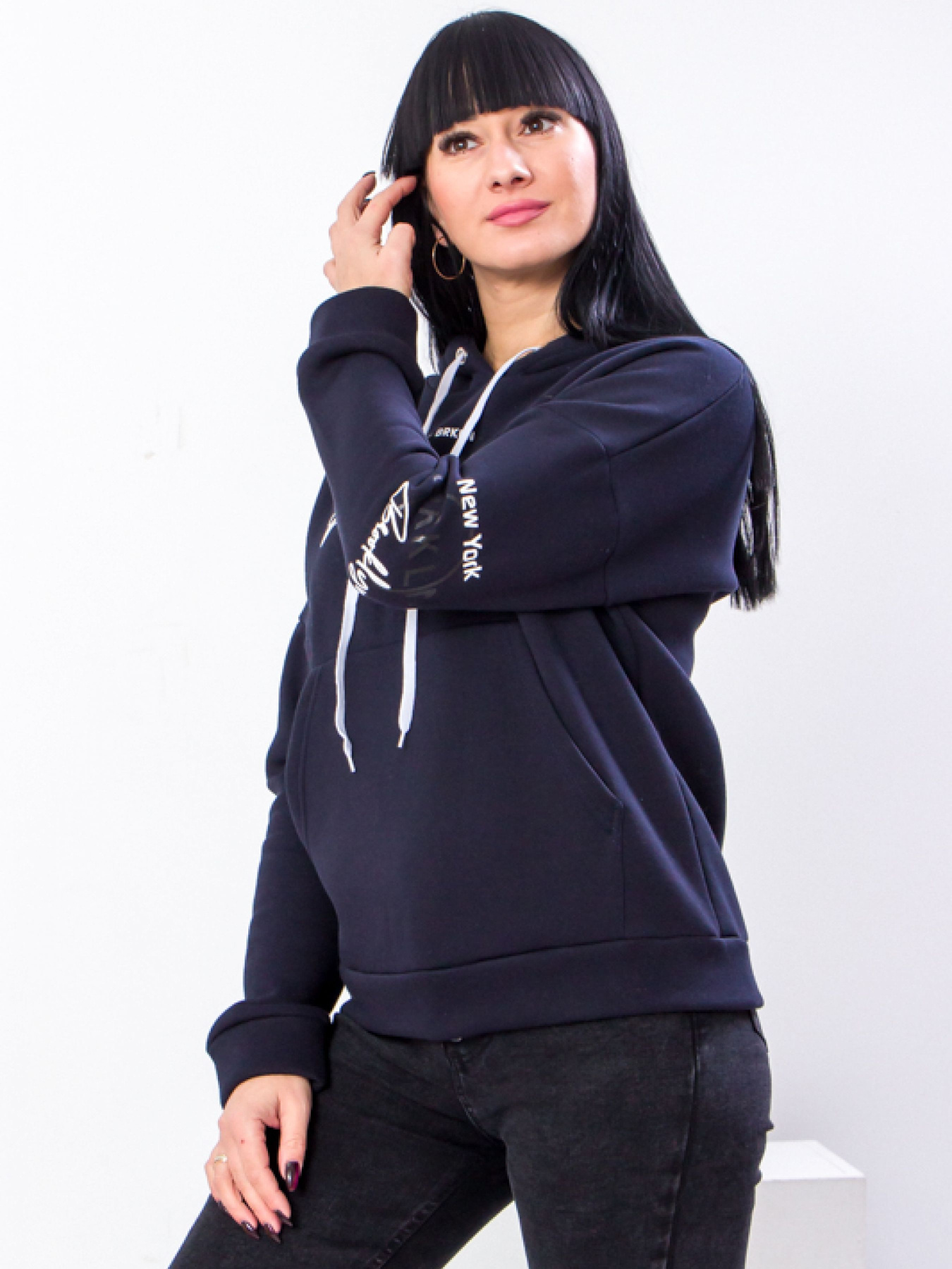 Худи Носи своє модель 8303-025-33-chornilxno-sinj-nyc Фото
