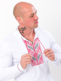 Вишита сорочка Носи своє модель 8605-038-22-1-chervonij-chornij Фото