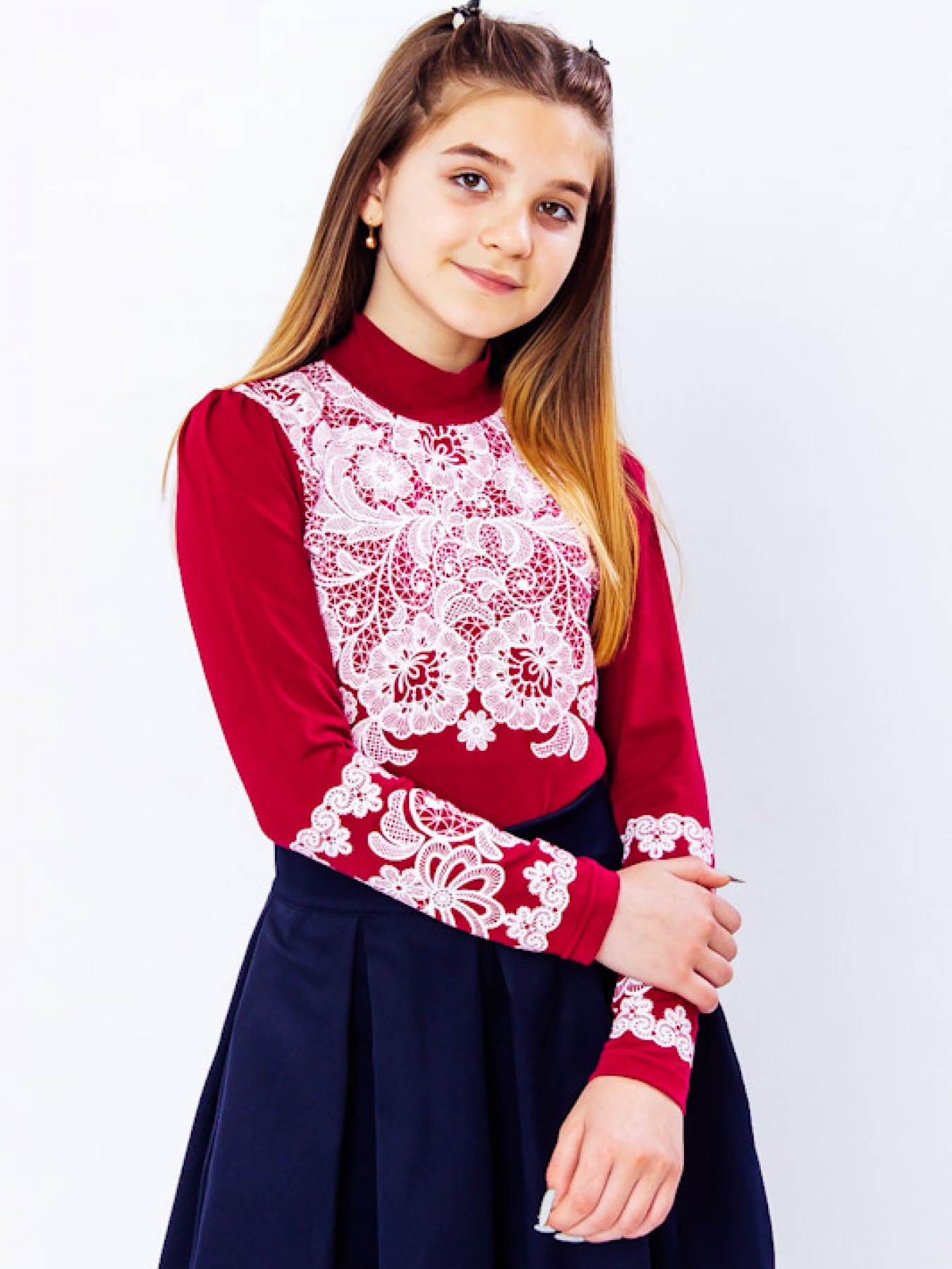 Блуза Носи своє модель 9267-036-33-bordovij Фото