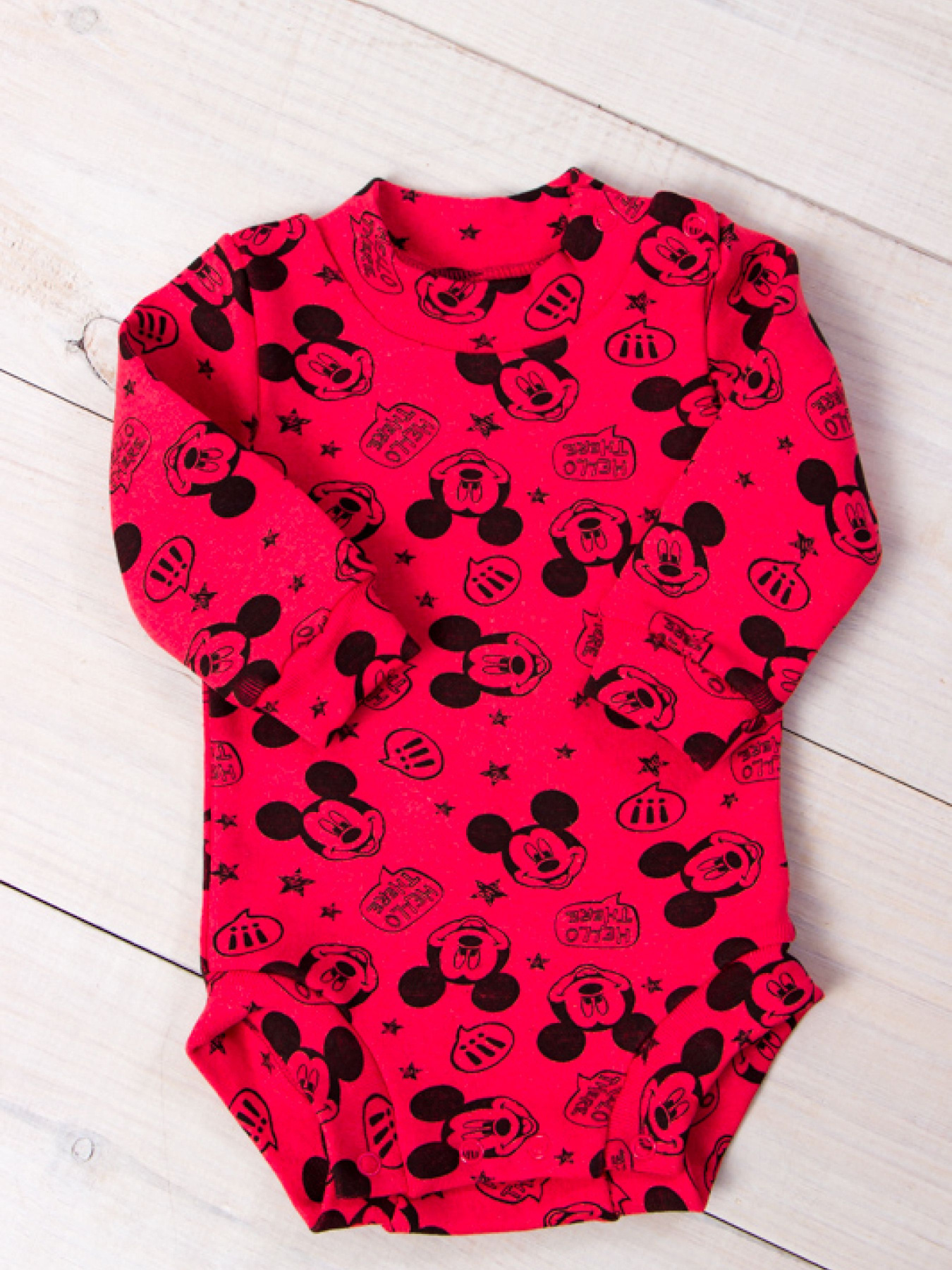 Боди для младенцев Носи своє модель 9511-063-5-mkk-chervonij-hello Фото