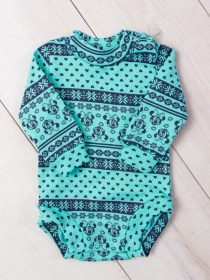 Боді для немовлят Носи своє модель 9511-063-5-mnn-mentol-serdechka Фото