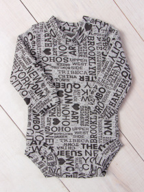 Боди для младенцев Носи своє модель 9511-063-5-nadpisi-srij Фото