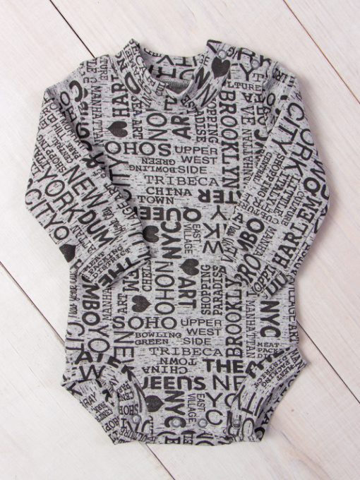 Боди для младенцев Носи своє модель 9511-063-5-nadpisi-srij Фото