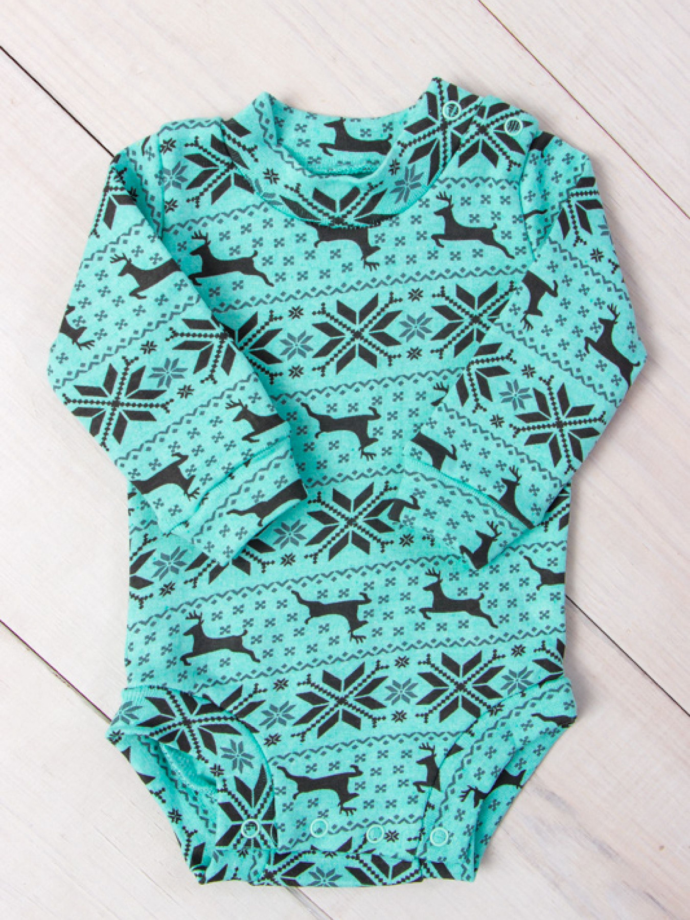 Боді для немовлят Носи своє модель 9511-063-5-olenx-mentol Фото