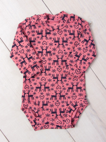 Боді для немовлят Носи своє модель 9511-063-5-olenx-pudra Фото