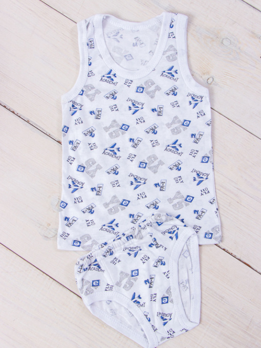 Комплект белья Носи своє модель 9688-002V-ltachki-sinj Фото