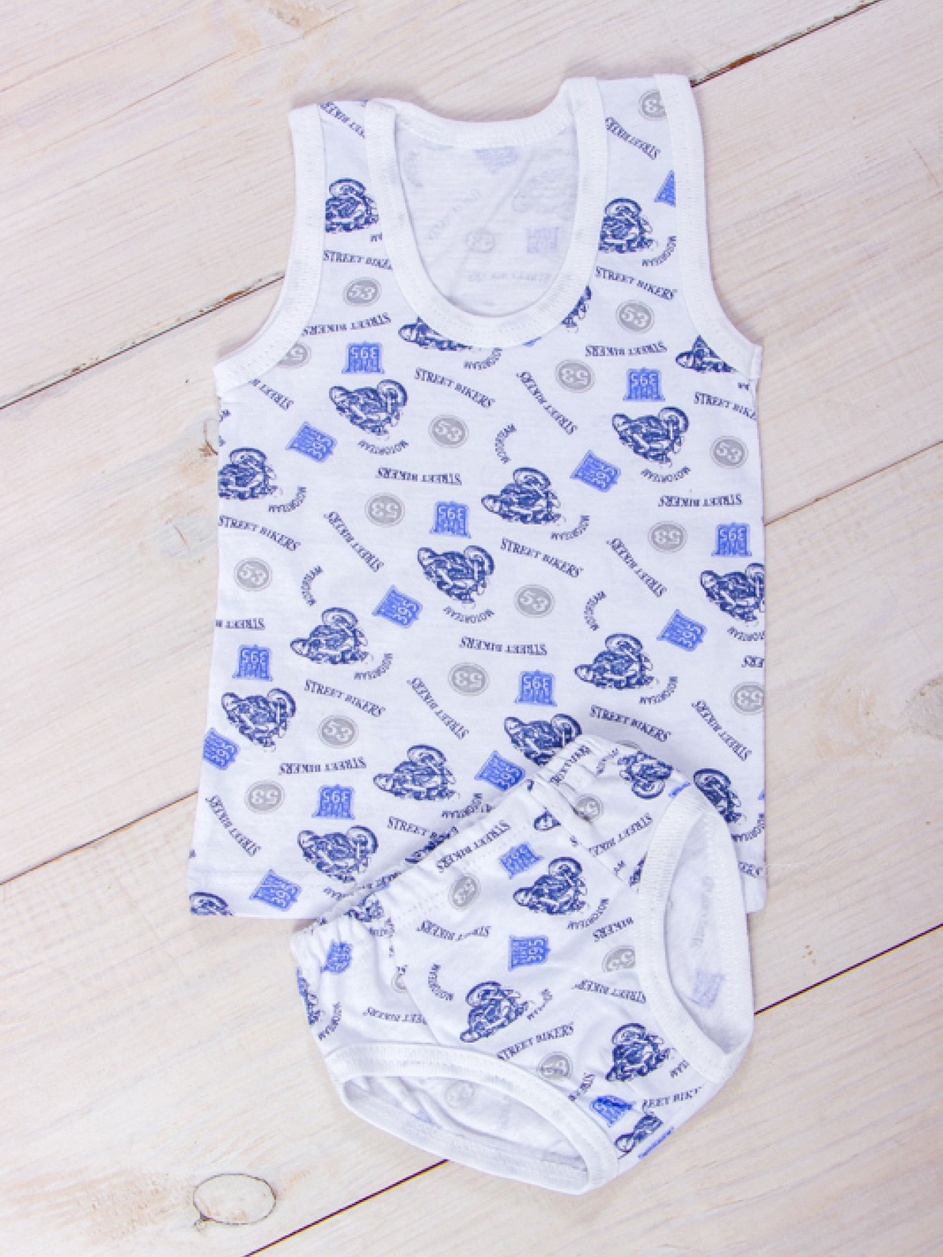 Комплект белья Носи своє модель 9688-002V-moto-sinj Фото