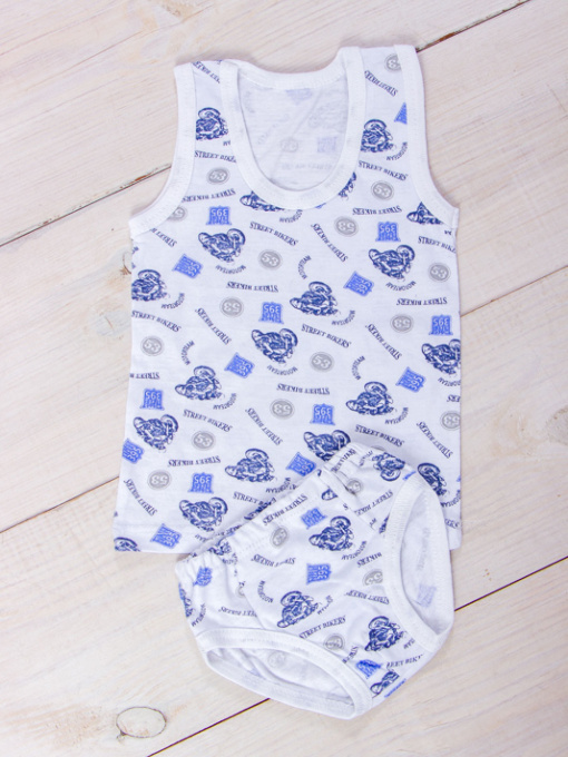 Комплект белья Носи своє модель 9688-002V-moto-sinj Фото