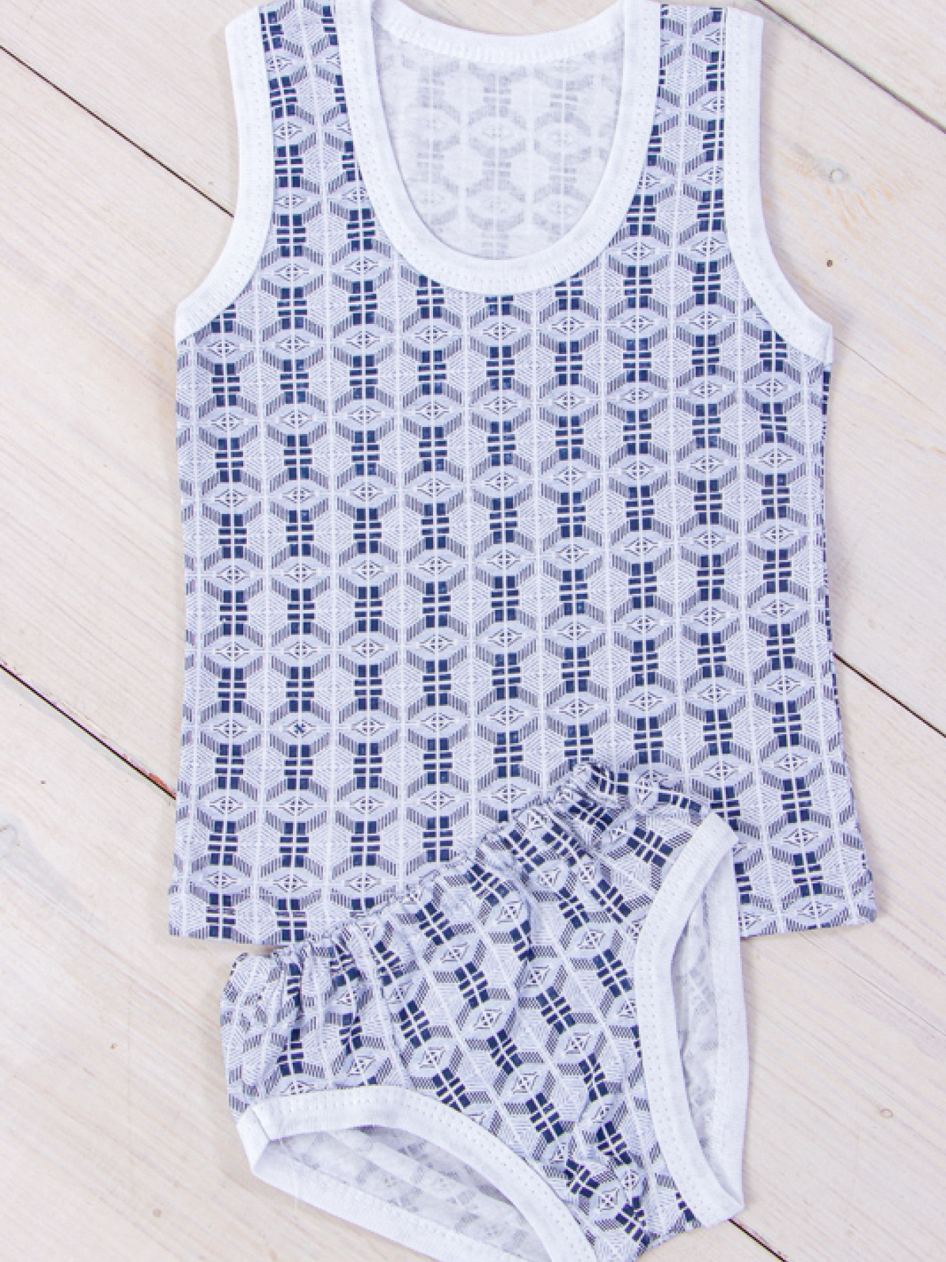 Комплект белья Носи своє модель 9688-002V-ornament-srij Фото