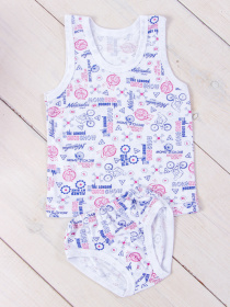 Комплект белья Носи своє модель 9688-002V-velosiped-bordo Фото