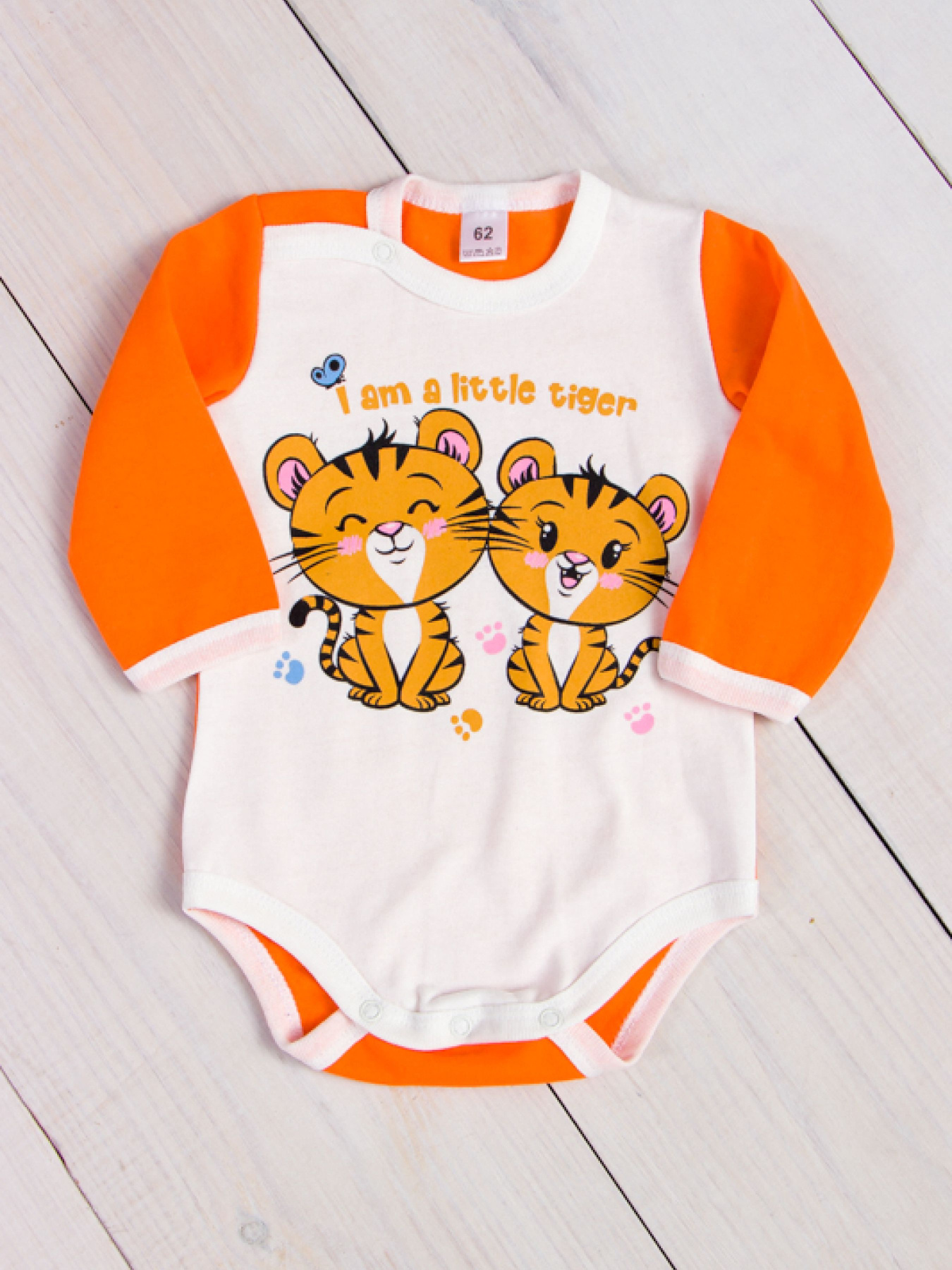 Боді для немовлят Носи своє модель 5010-023-33-5-molochnij-pomaranchevij Фото