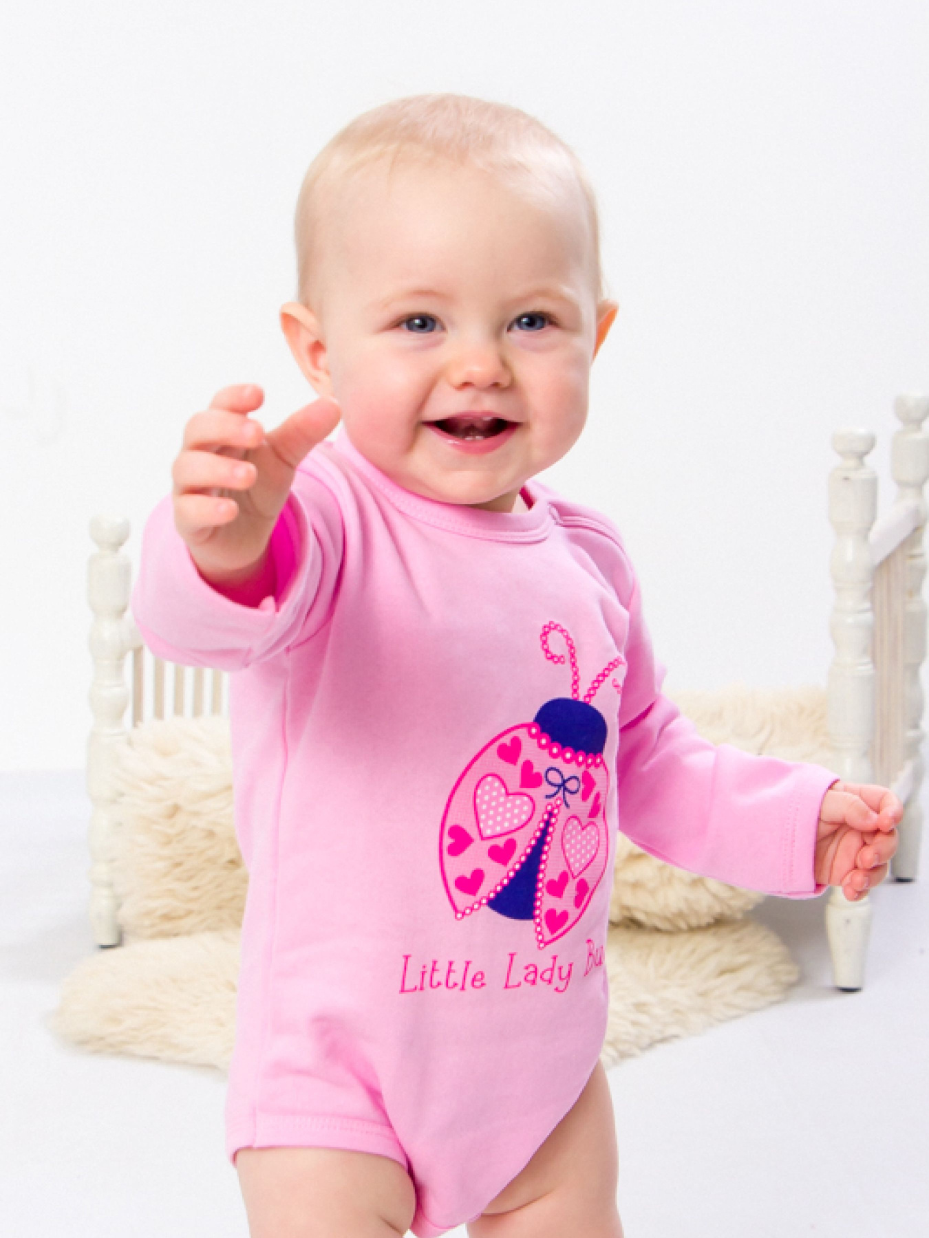 Боді для немовлят Носи своє модель 5010-023-33-5-rozhevij-little-lady Фото