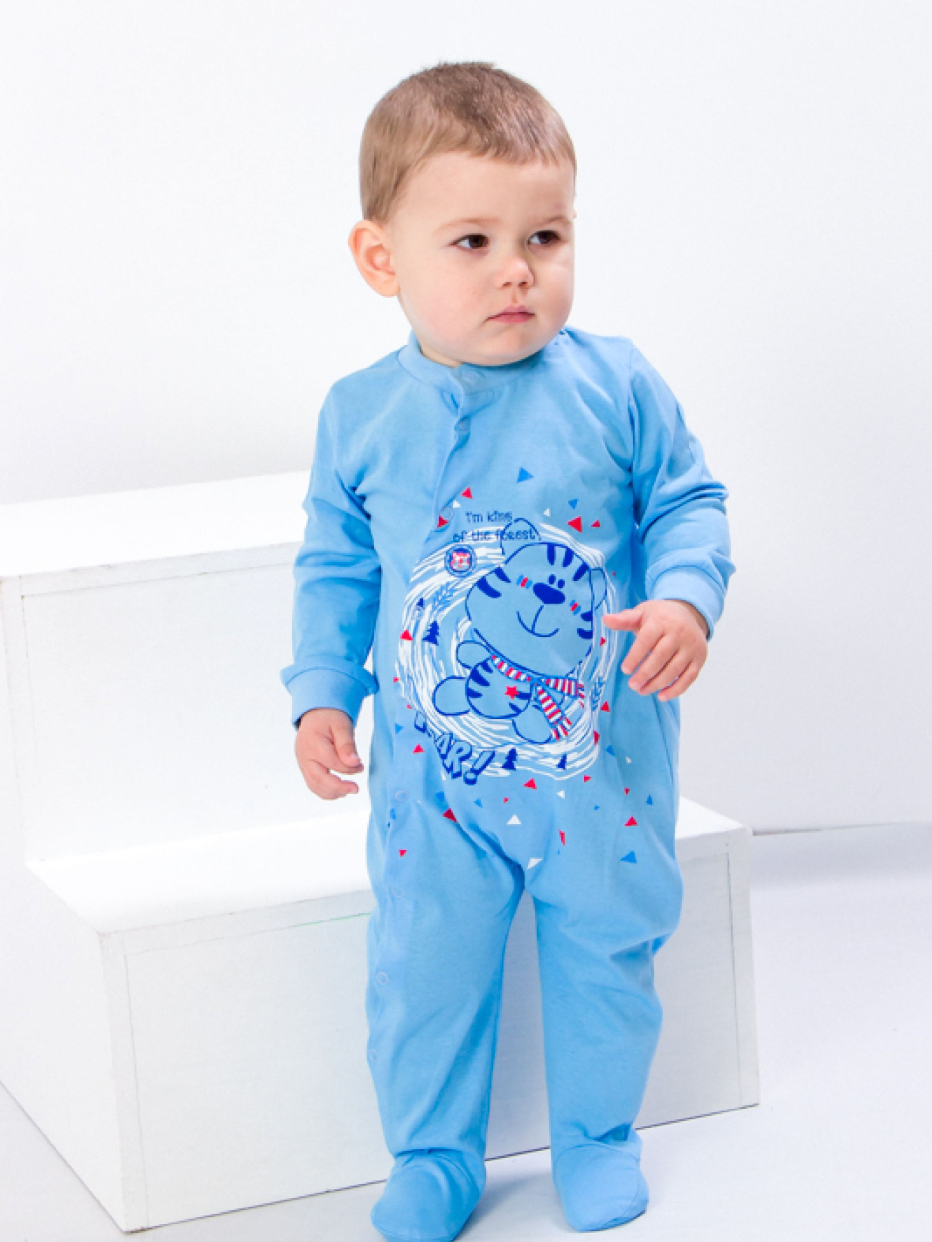 Нательный комбинезон Носи своє модель 5032-001-33-4-blakitnij-kotik Фото