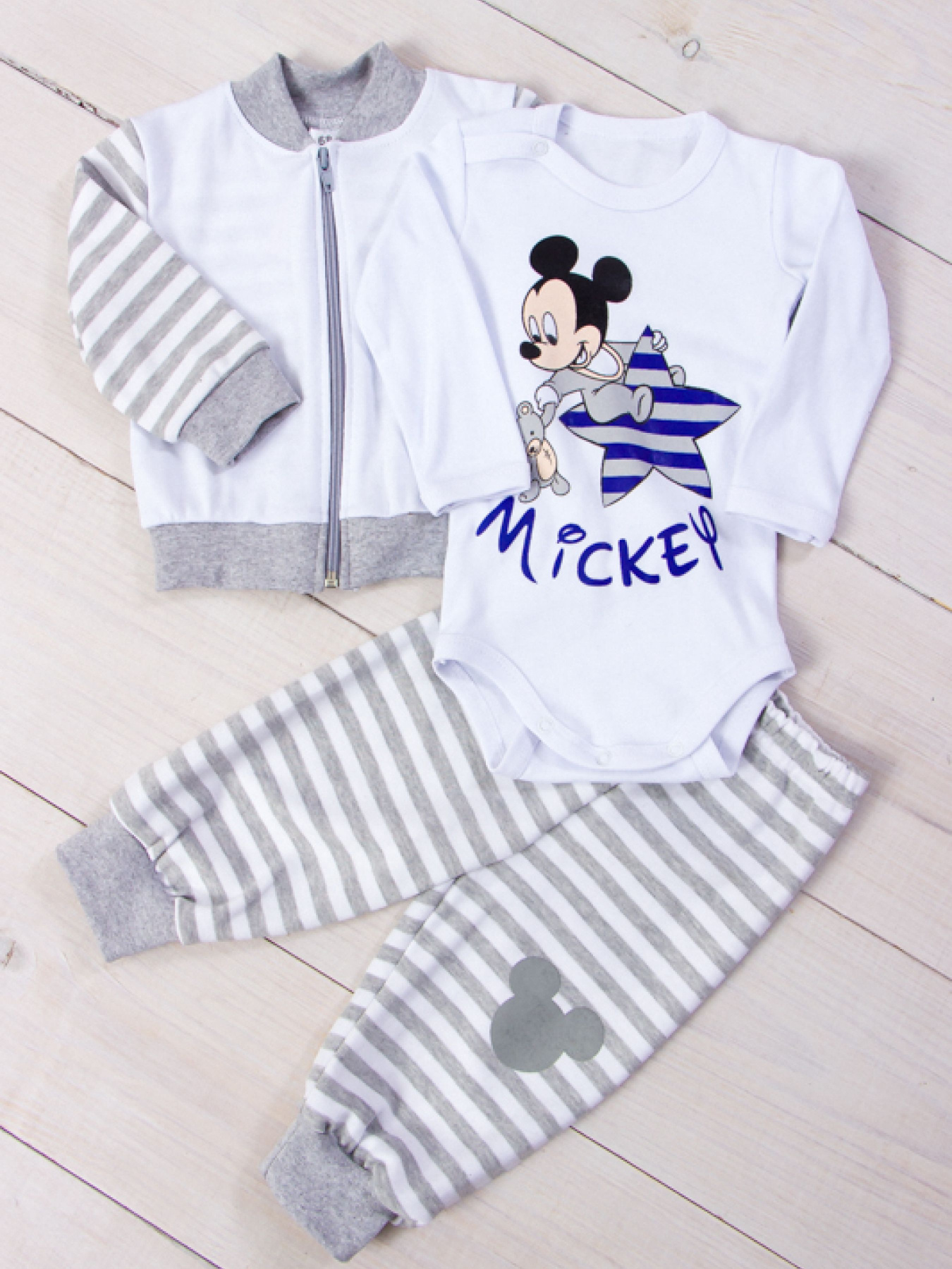 Комплект для младенцев Носи своє модель 5055-016-33-4-smuzhka-srij-blij Комплект для младенцев Носи своє модель 5055-016-33-4-smuzhka-srij-blij Фото