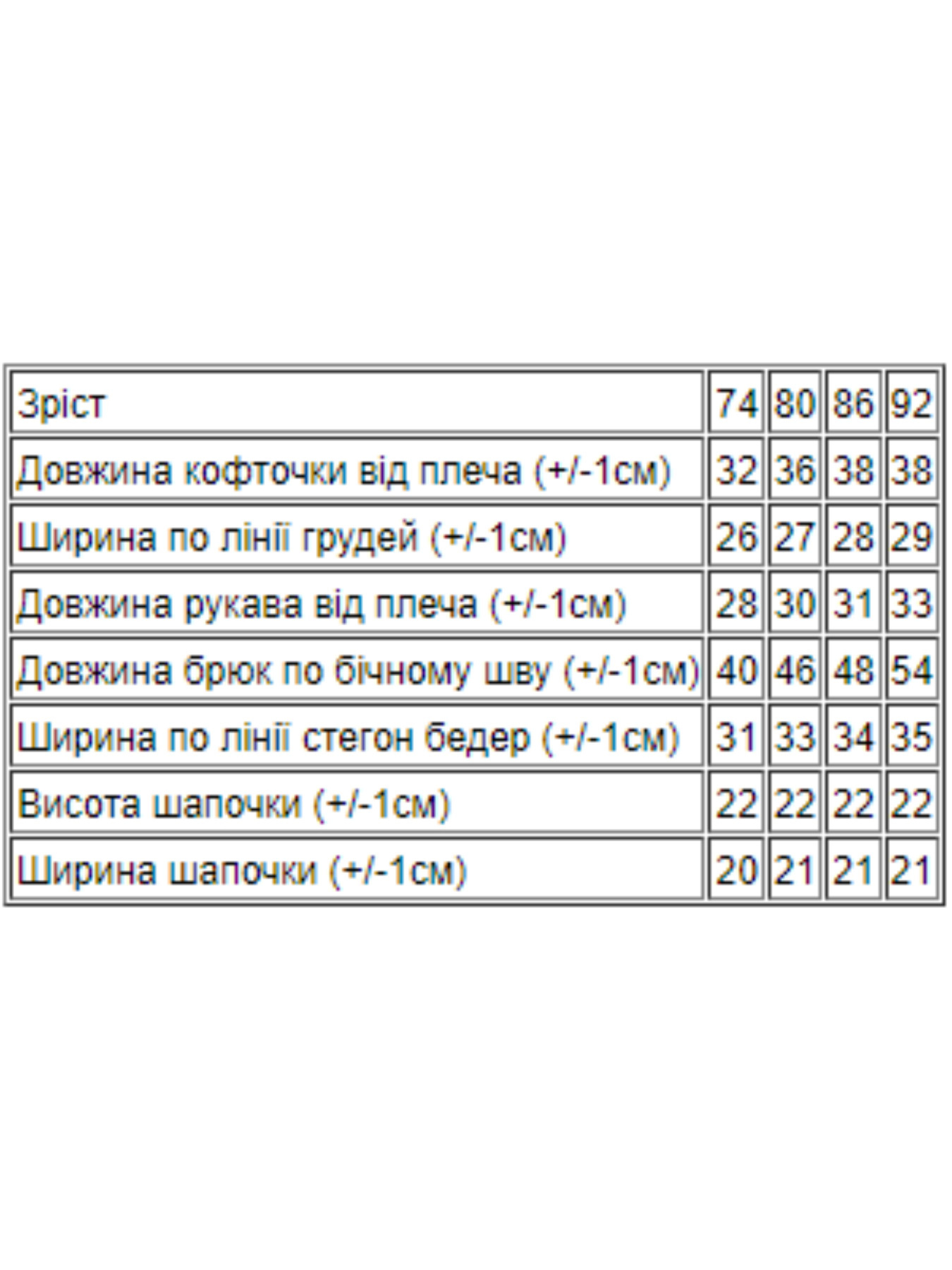 Комплект для немовлят Носи своє модель 5064-4-tigr Фото