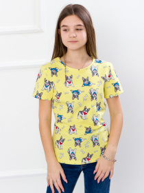 Футболка Носи своє модель 6012-043-3-pesiki-limon Фото