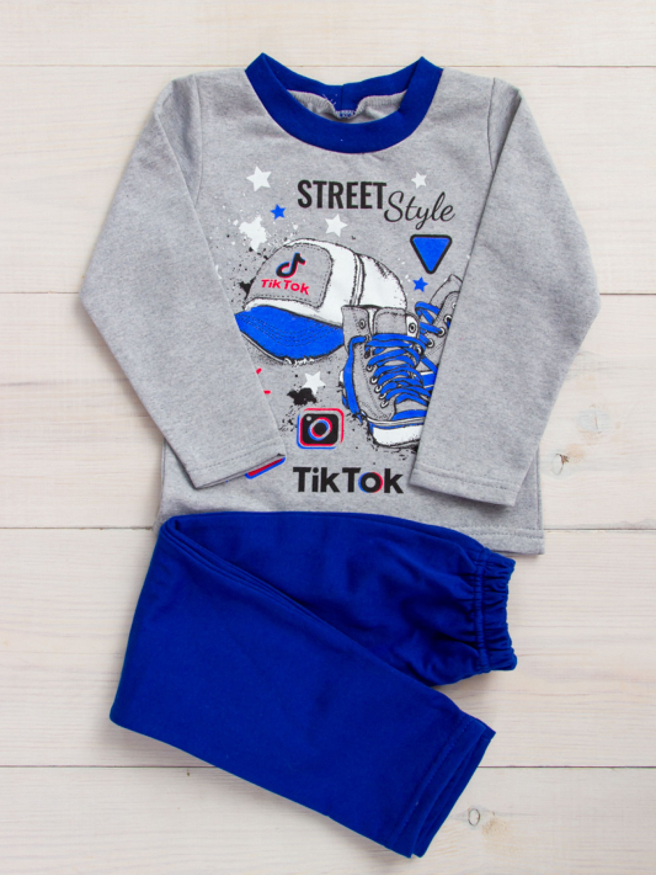 Піжама Носи своє модель 6076-023-33-4-kedi-elektrik Піжама Носи своє модель 6076-023-33-4-kedi-elektrik Фото