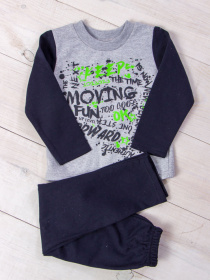 Пижама Носи своє модель 6076-023-33-4-srij-chorn-sinj Фото