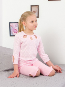 Пижама Носи своє модель 6078-002-listochki-rozhevij Фото