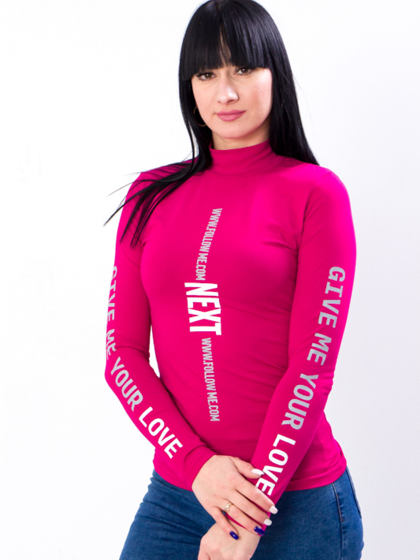 Водолазка Носи своє модель 8047-036-33-malina-next Фото