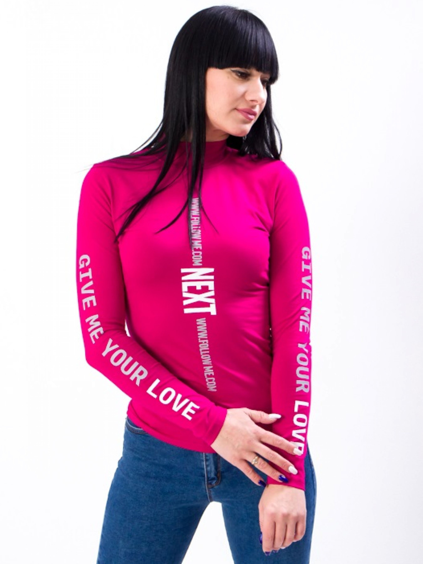 Водолазка Носи своє модель 8047-036-33-malina-next Фото