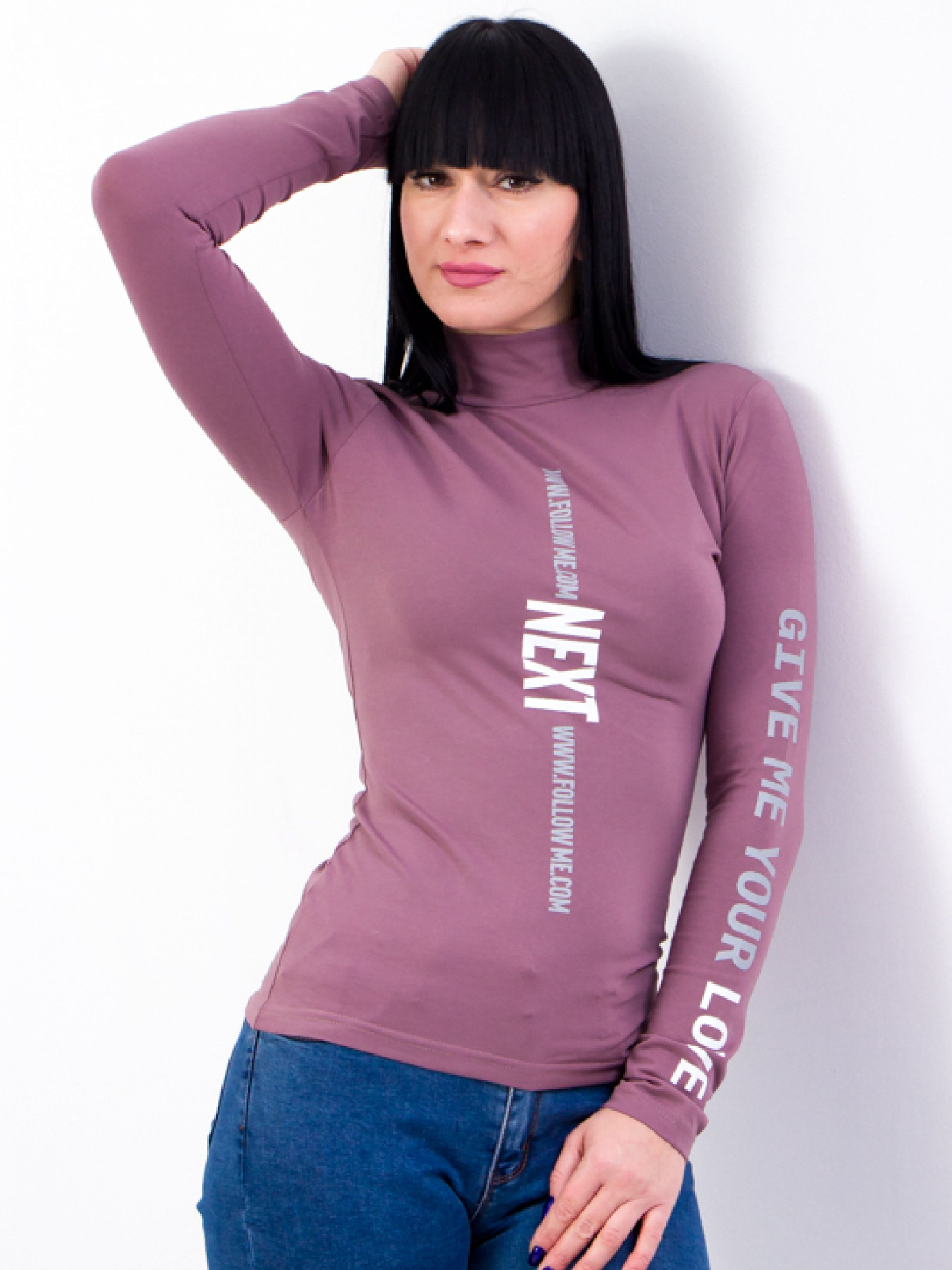 Водолазка Носи своє модель 8047-036-33-popelqsta-lavanda-next Фото