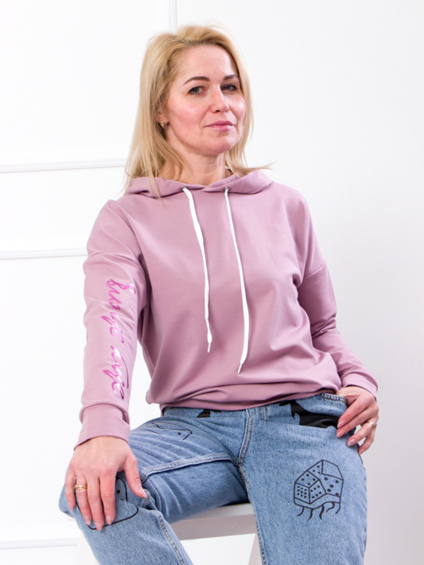 Худі Носи своє модель 8155-105-33-temno-pudrovij Фото