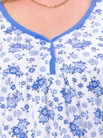 Ночная рубашка Носи своє модель 8248-024-kvtochki-sinj Фото