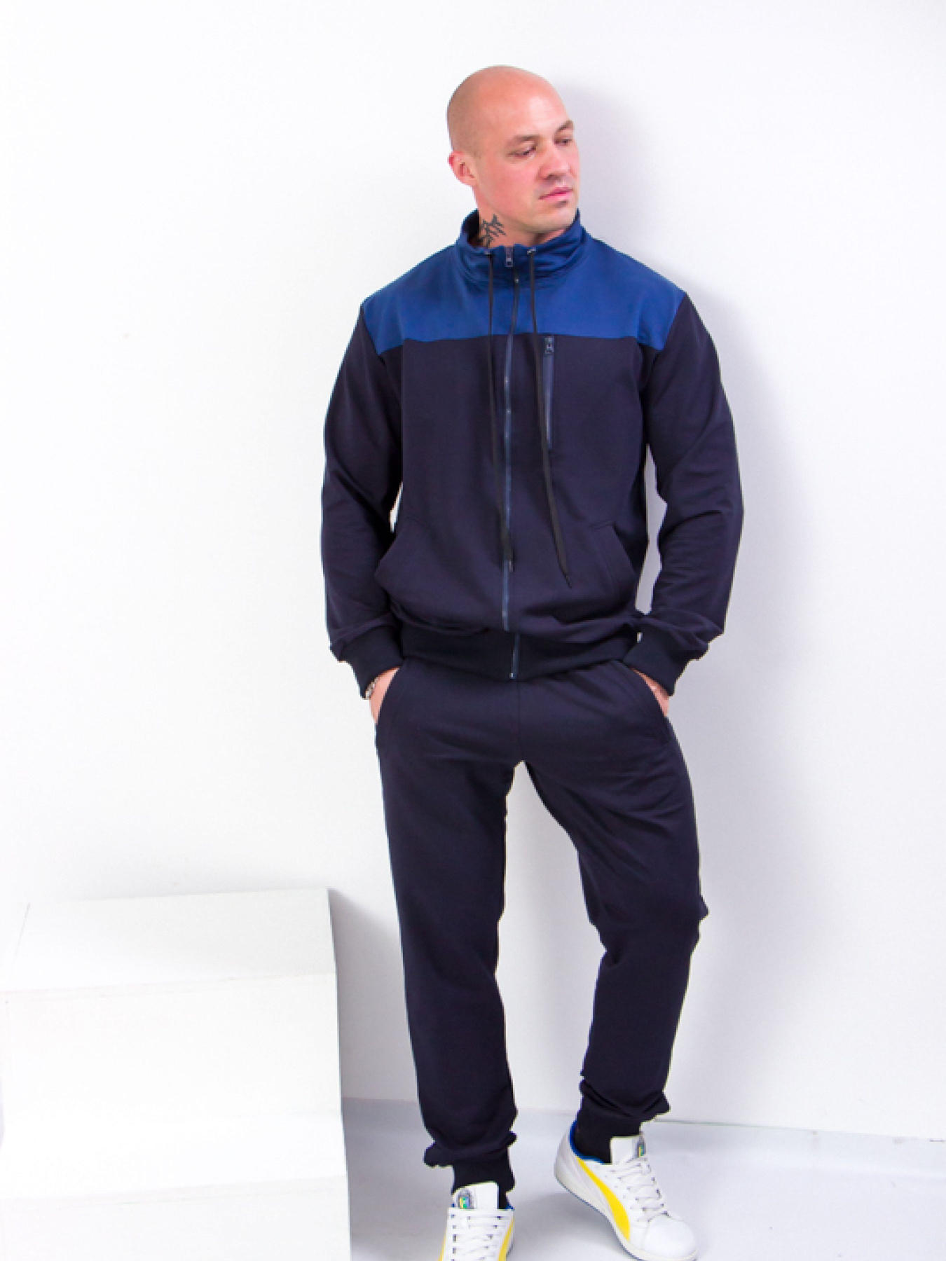 Спортивний костюм Носи своє модель 8250-057-sinj-chornilxno-sinj Фото