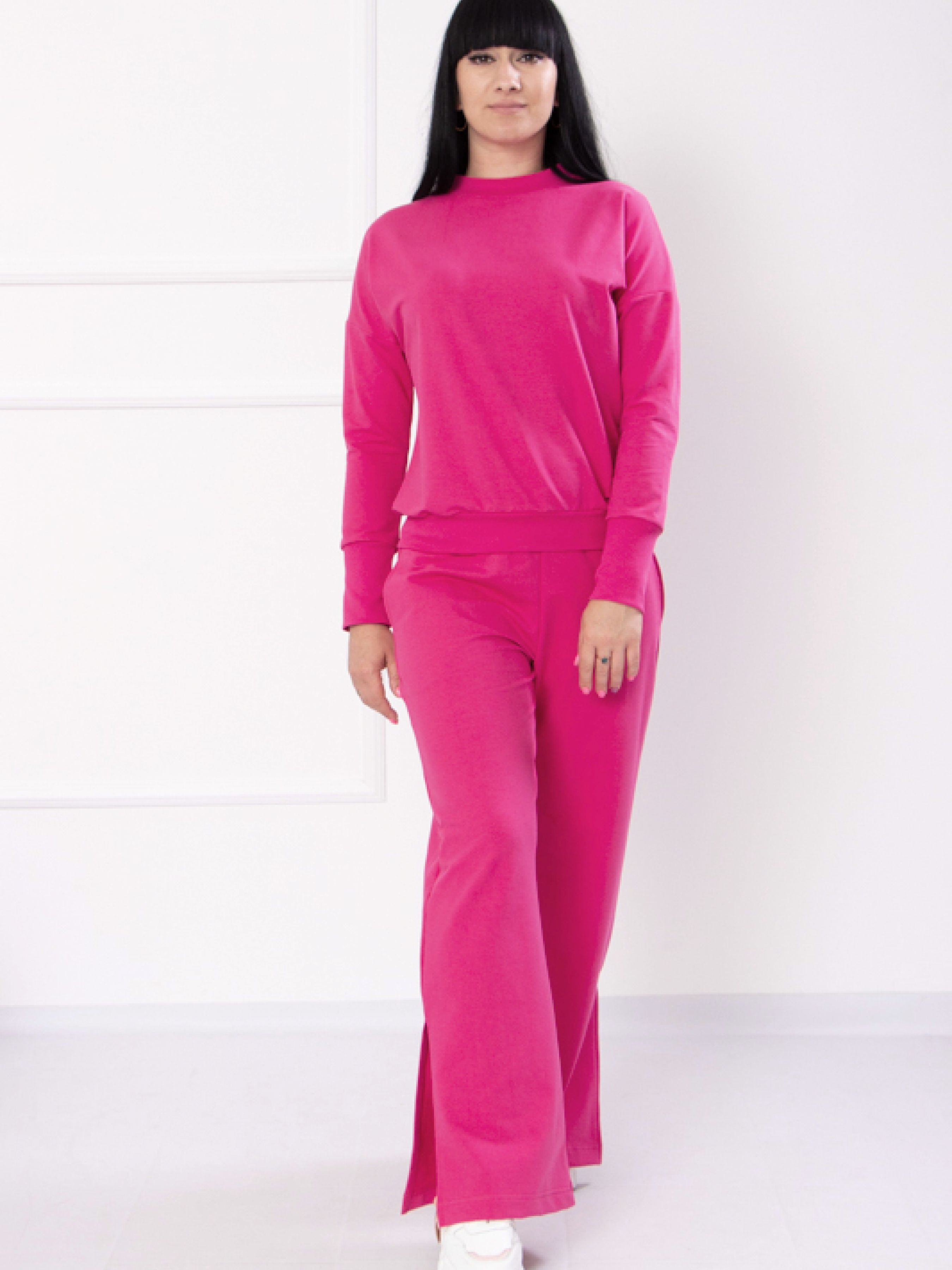 Жіночий Спортивний костюм Носи своє  (8278-057-troqnda) колір рожевий, матеріал бавовна/поліестер