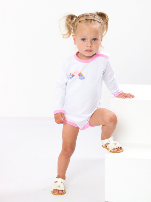 Боди для младенцев Носи своє модель 5010-038-33-1-blij-rozhevij Фото