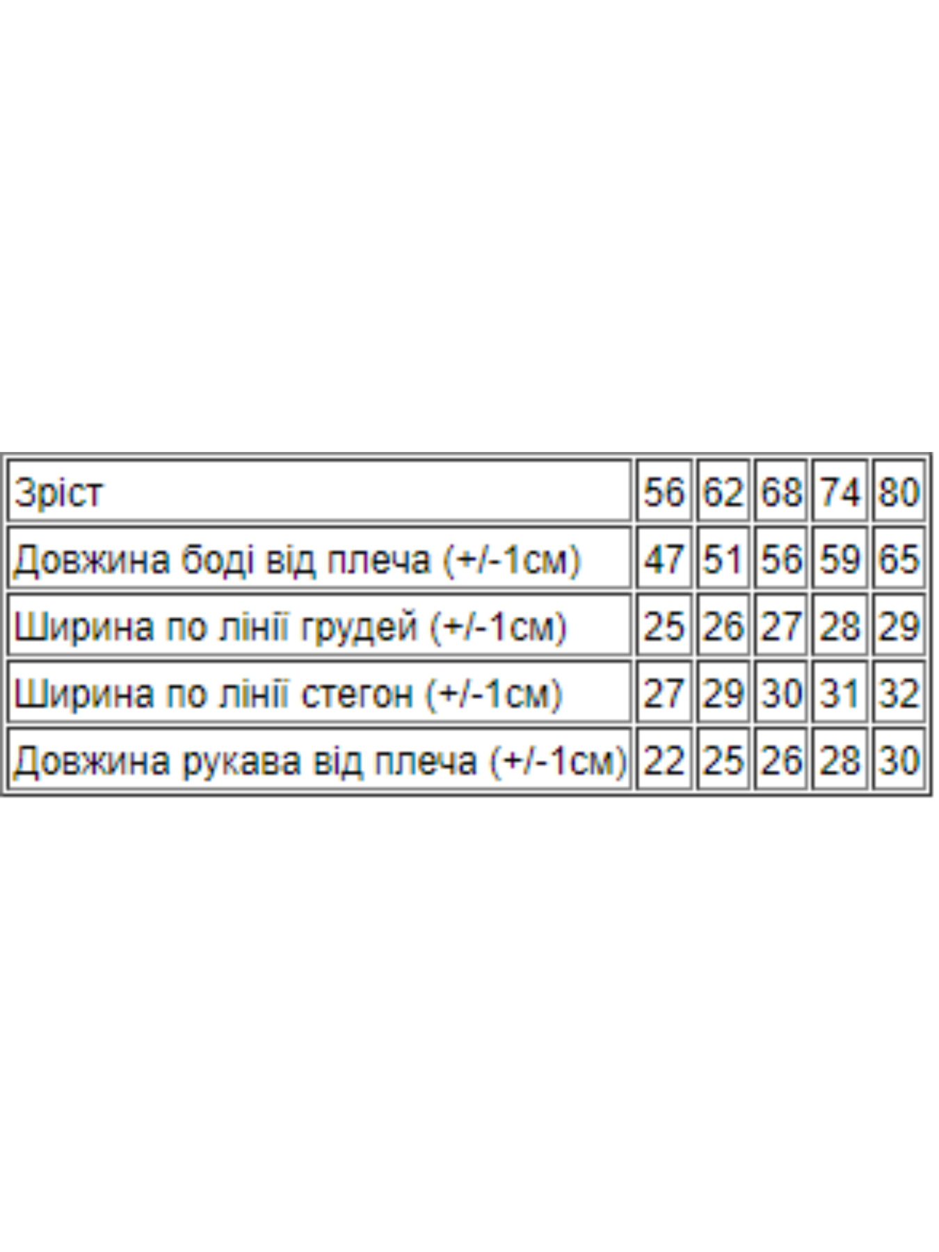 Нательный комбинезон Носи своє модель 5058-001-blakitnij Фото