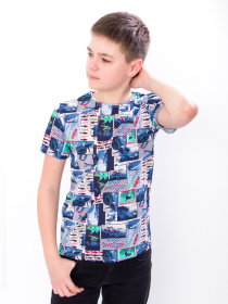 Футболка Носи своє модель 6021-002-4-akula-sinj Фото