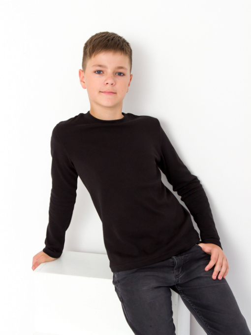 Лонгслив Носи своє модель 6025-015-4-chornij Фото