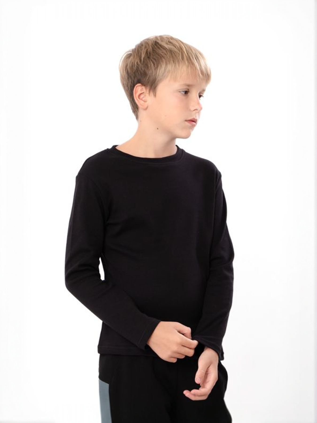 Лонгслив Носи своє модель 6025-015-4-chornij Фото