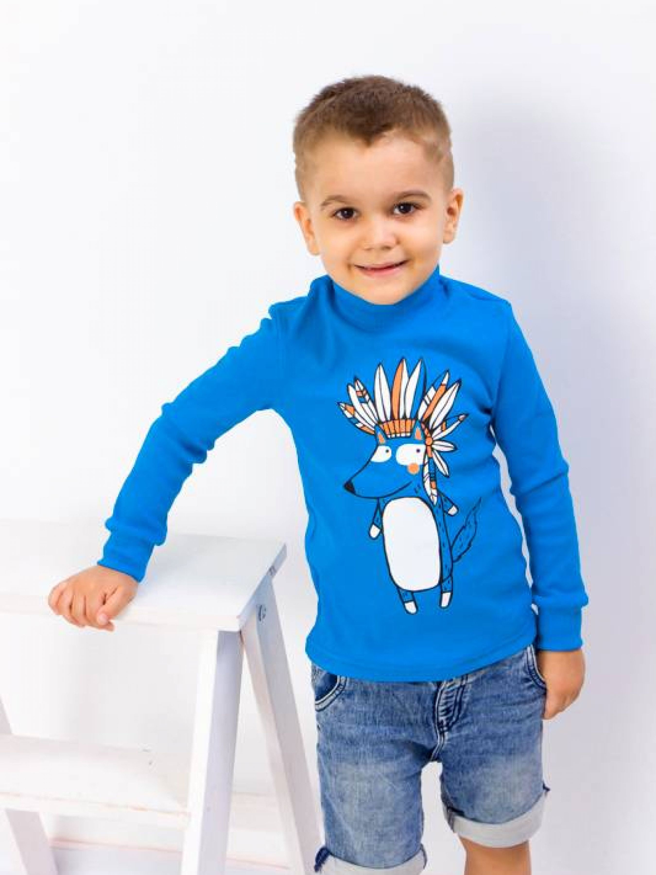 Водолазка Носи своє модель 6068-019-33-2-blakitno-sinj-lis Фото