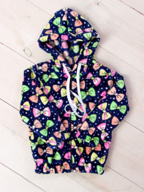 Кофта Носи своє модель 6071-035-5-bantiki-chornilxno-sinj Фото