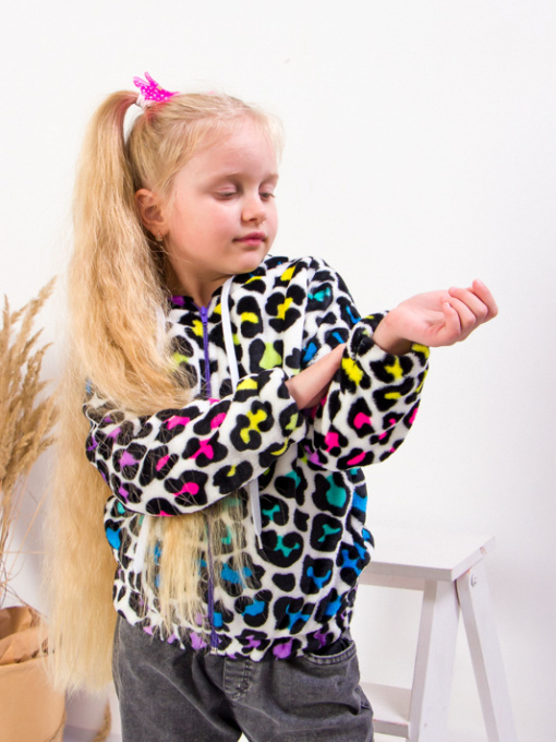 Флисовая кофта Носи своє модель 6071-035-5-leopard-rznokolxorovij Фото