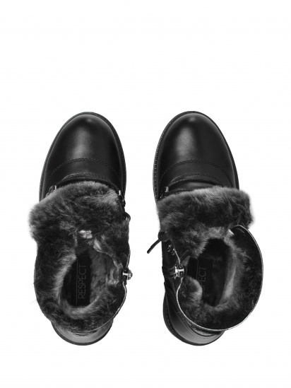 Черевики Respect модель 105255_BLACK_LEATHER — фото 3 - INTERTOP