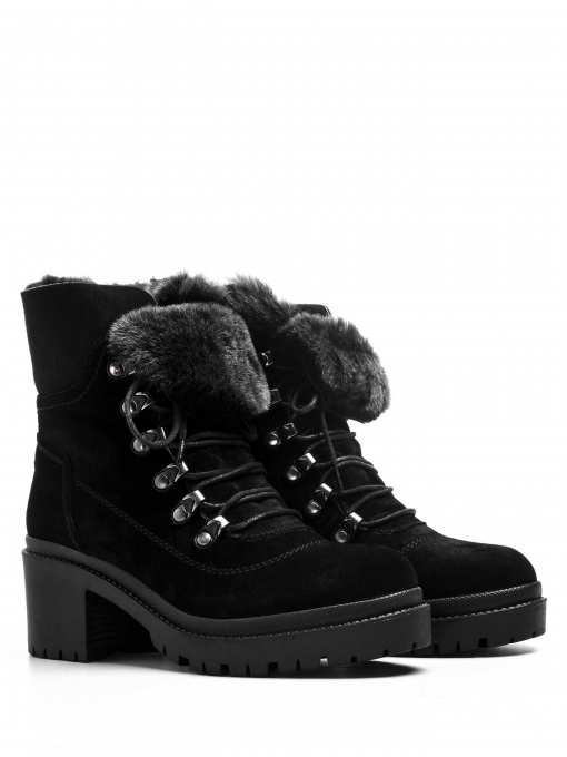 Черевики Respect модель 105255_BLACK_SUED Фото