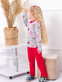 Пижама Носи своє модель 6076-024-5-1-serdechka-sr-chervonij Фото