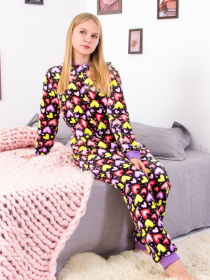 Піжама Носи своє модель 6167-035-2-chornij-serce Фото