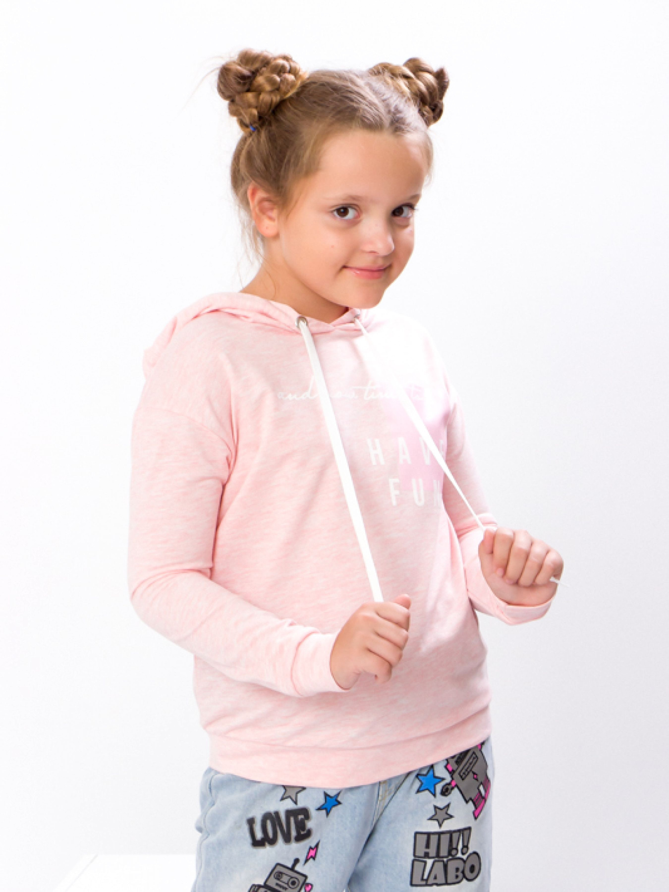 Худи Носи своє модель 6230-057-33-persikovij-melanzh Фото