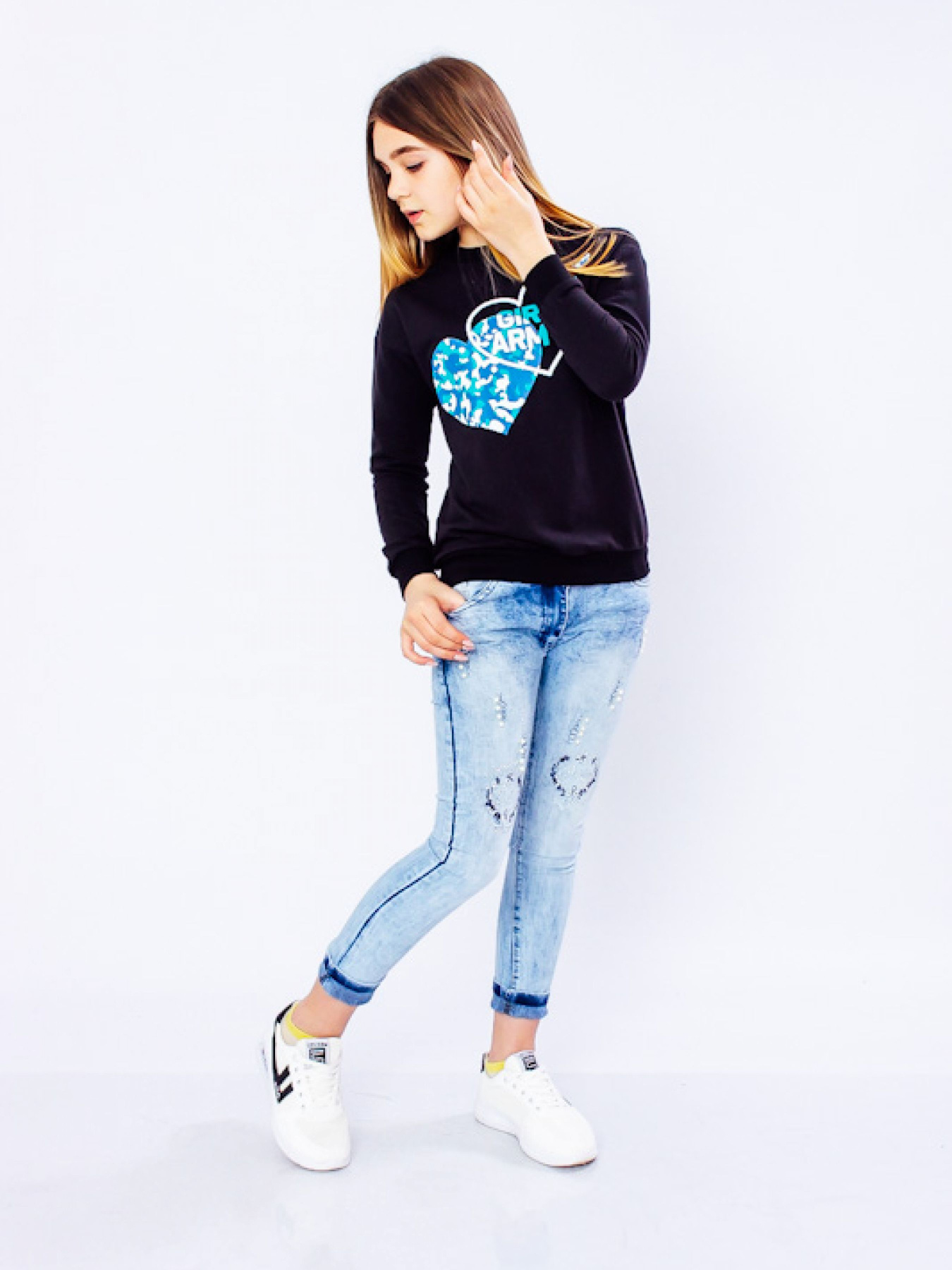 Світшот Носи своє модель 6234-057-33-chornij Фото