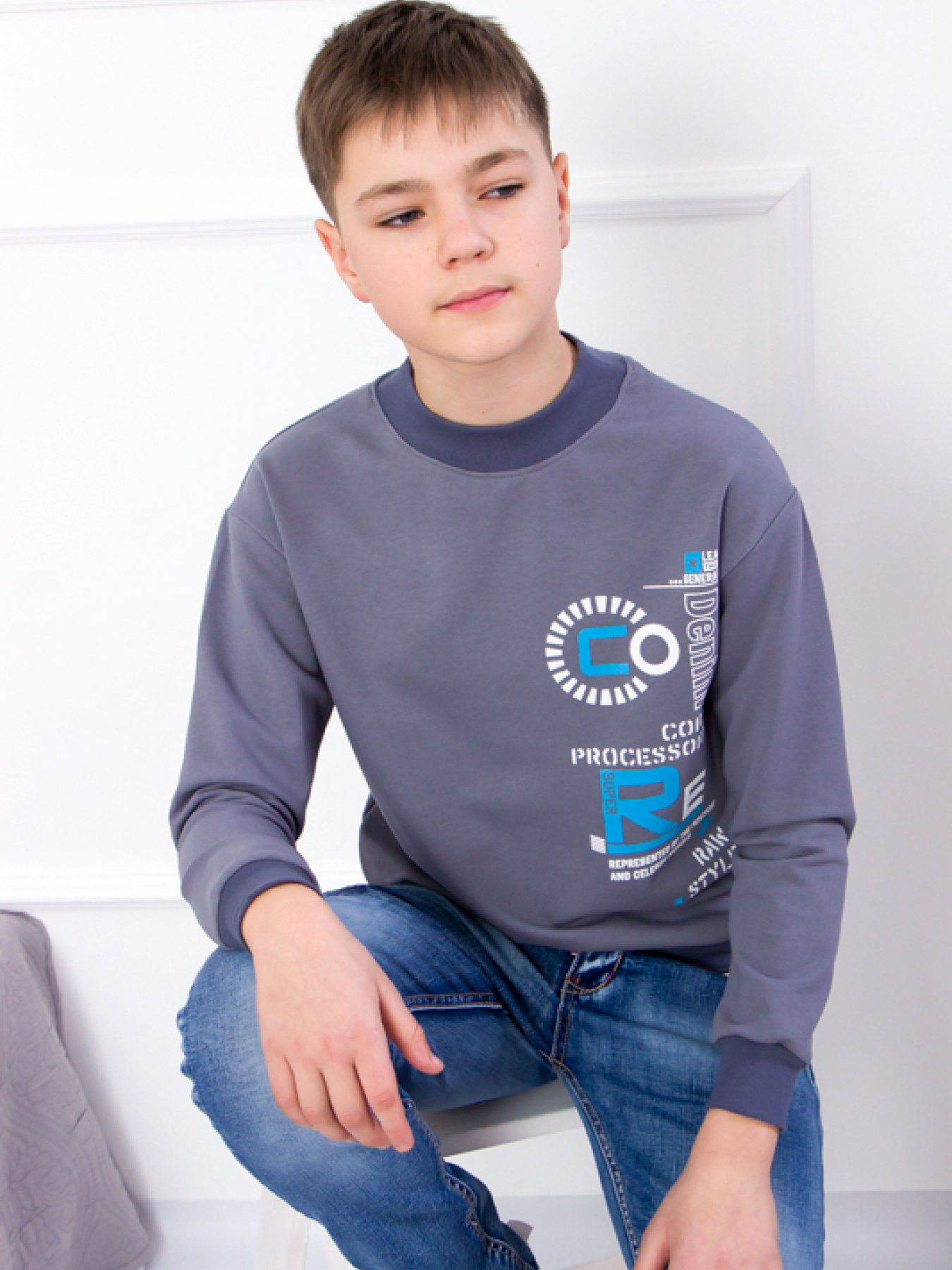 Світшот Носи своє модель 6235-057-33-graft Світшот Носи своє модель 6235-057-33-graft Фото