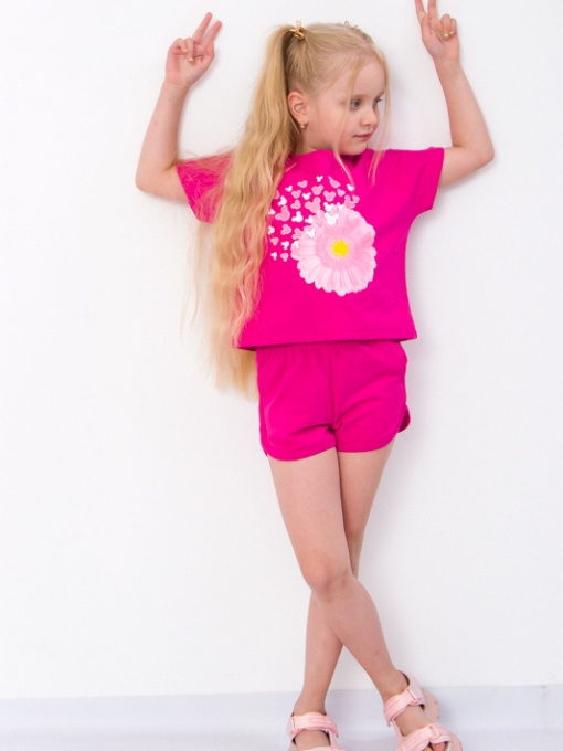 Повседневный костюм Носи своє модель 6243-057-33-1-malina-gerbera Фото