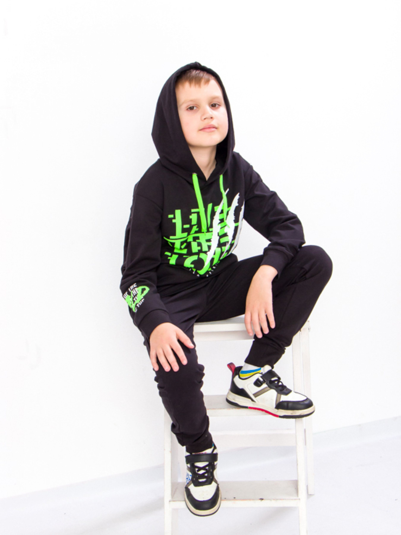 Повседневный костюм Носи своє модель 6254-057-33-chornij Повседневный костюм Носи своє модель 6254-057-33-chornij Фото