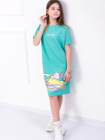 Платье-футболка Носи своє модель 6260-057-33-temna-m-qta Фото